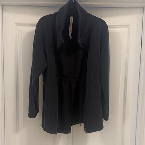 lululemon athletica Black Utility Jacket softstream cinch waist